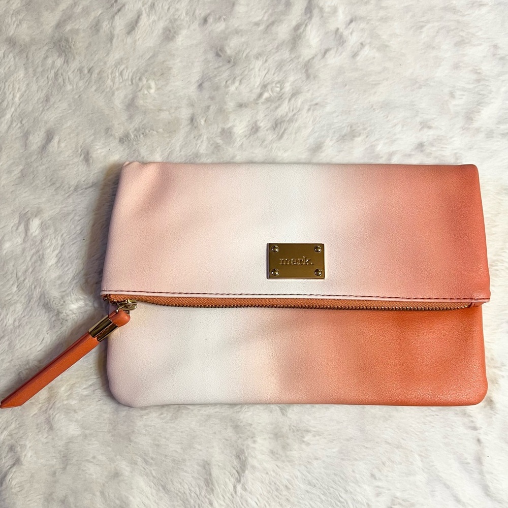 Mark. Fade to Fab Ombre Coral Pink Clutch Bag Purse